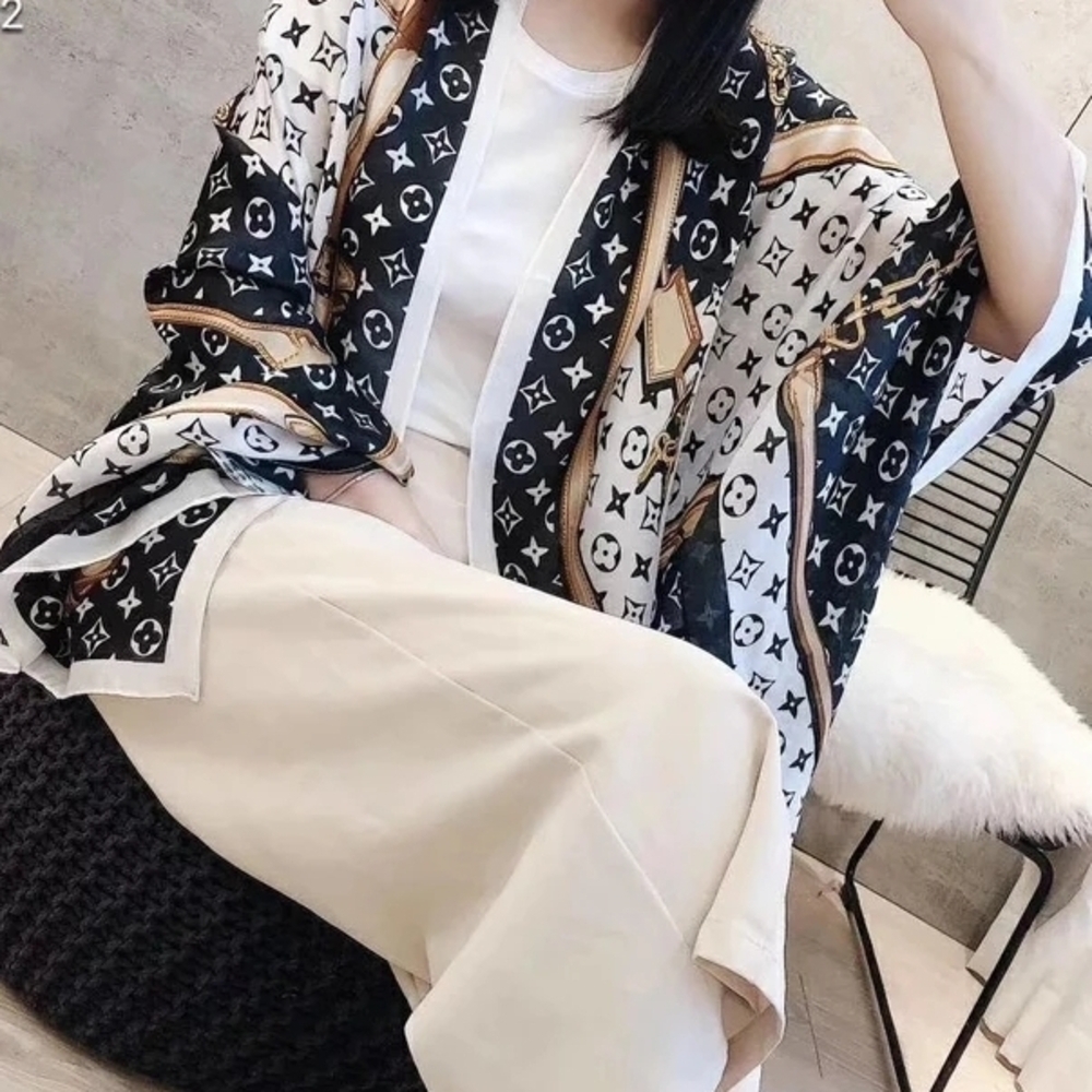 Miss Love Elegant Designer Scarf In 4 Colors - Picture 8 of 11